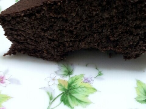 炊飯器で！おからのチョコレートケーキ